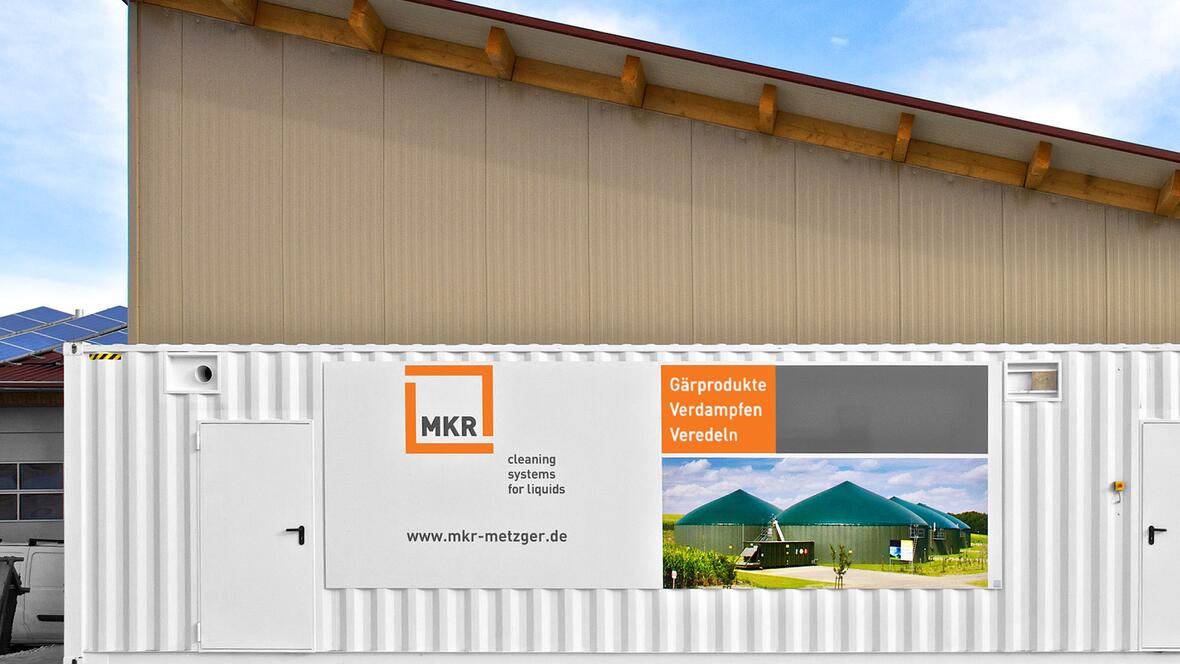 2009/2010 Projektstart der MKR Metzger Gärrestverdampfer